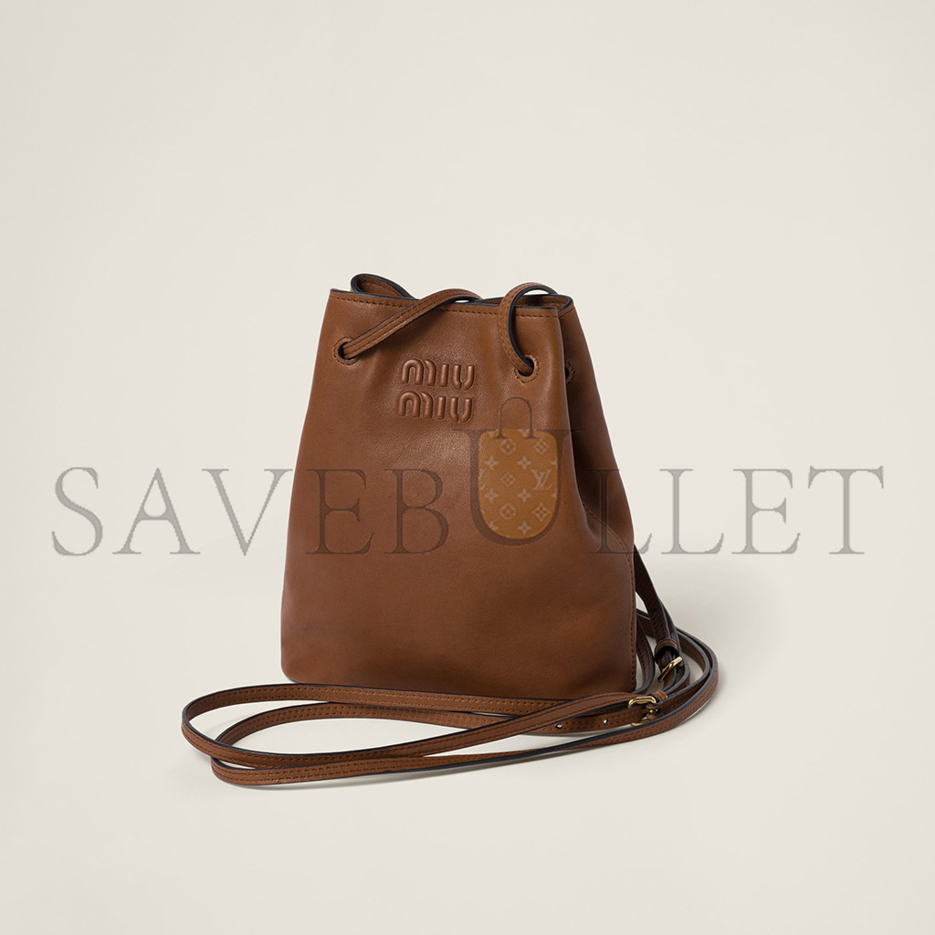 MIU MIU NAPPA LEATHER MINI-BAG 5NF460 (17*14*6cm) MIU MIU NAPPA LEATHER MINI-BAG 5NF460 (17*14*6cm)